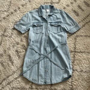 DKNY Light Blue Denim Dress